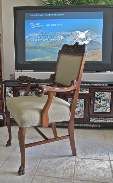 fully repaired antique chair