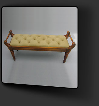 Reupholstered Bench